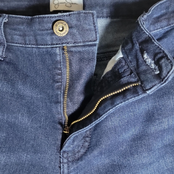Jessica Simpson high waisted skinny blue jeans size 10 - Picture 4 of 9